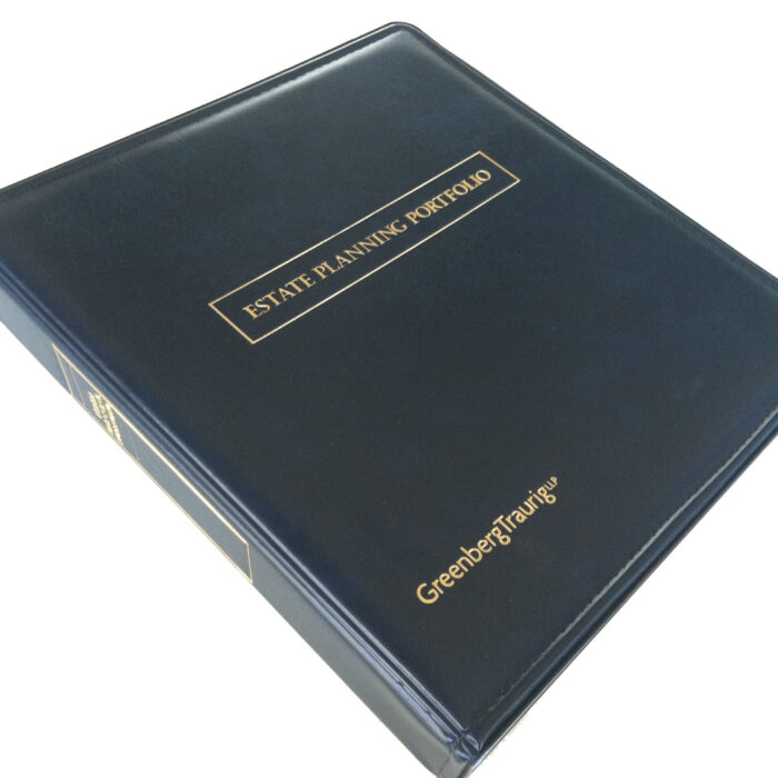 Custom Portfolios and Binders