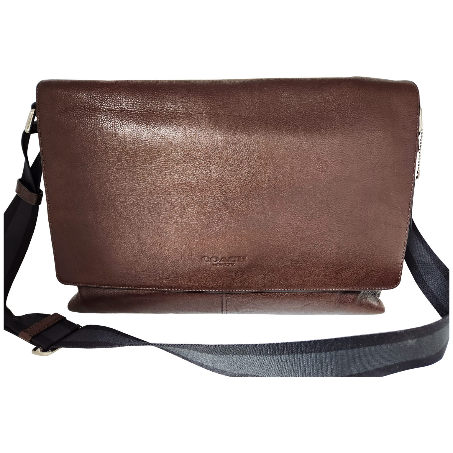Coach Messenger Bag in Chocolate Leather Prosoft Binders