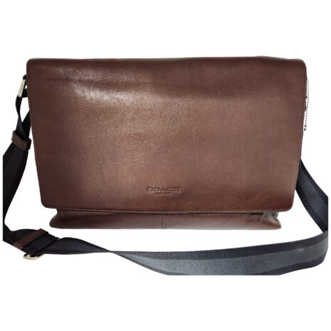 Coach Flap Messenger Brn 1