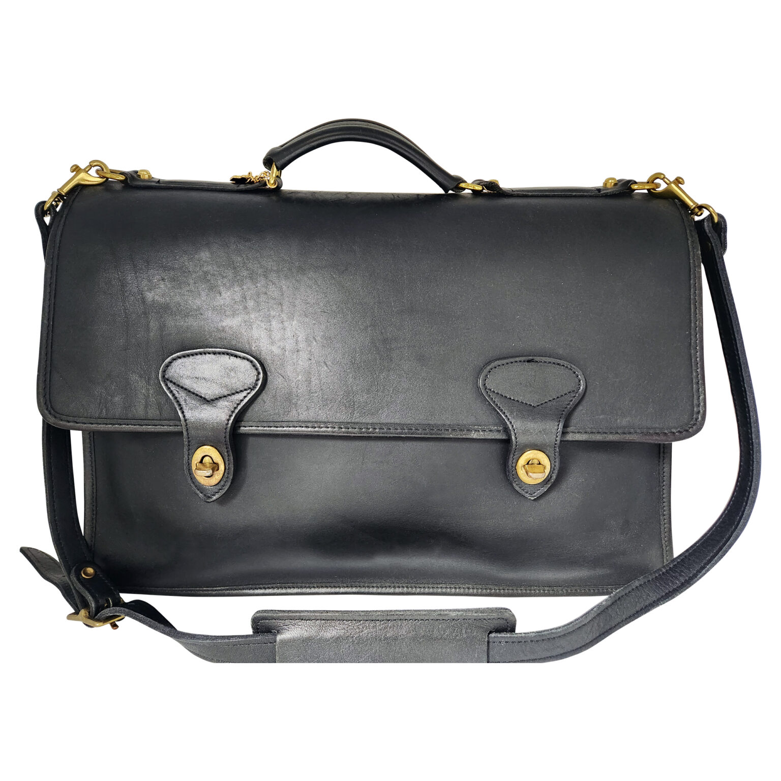 Jack University Briefcase in Black Leather Prosoft Binders
