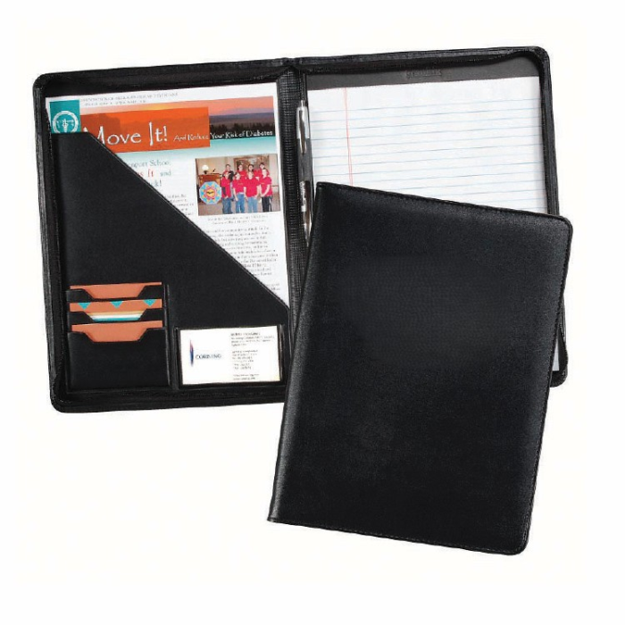 Document Padfolio w/Zipper